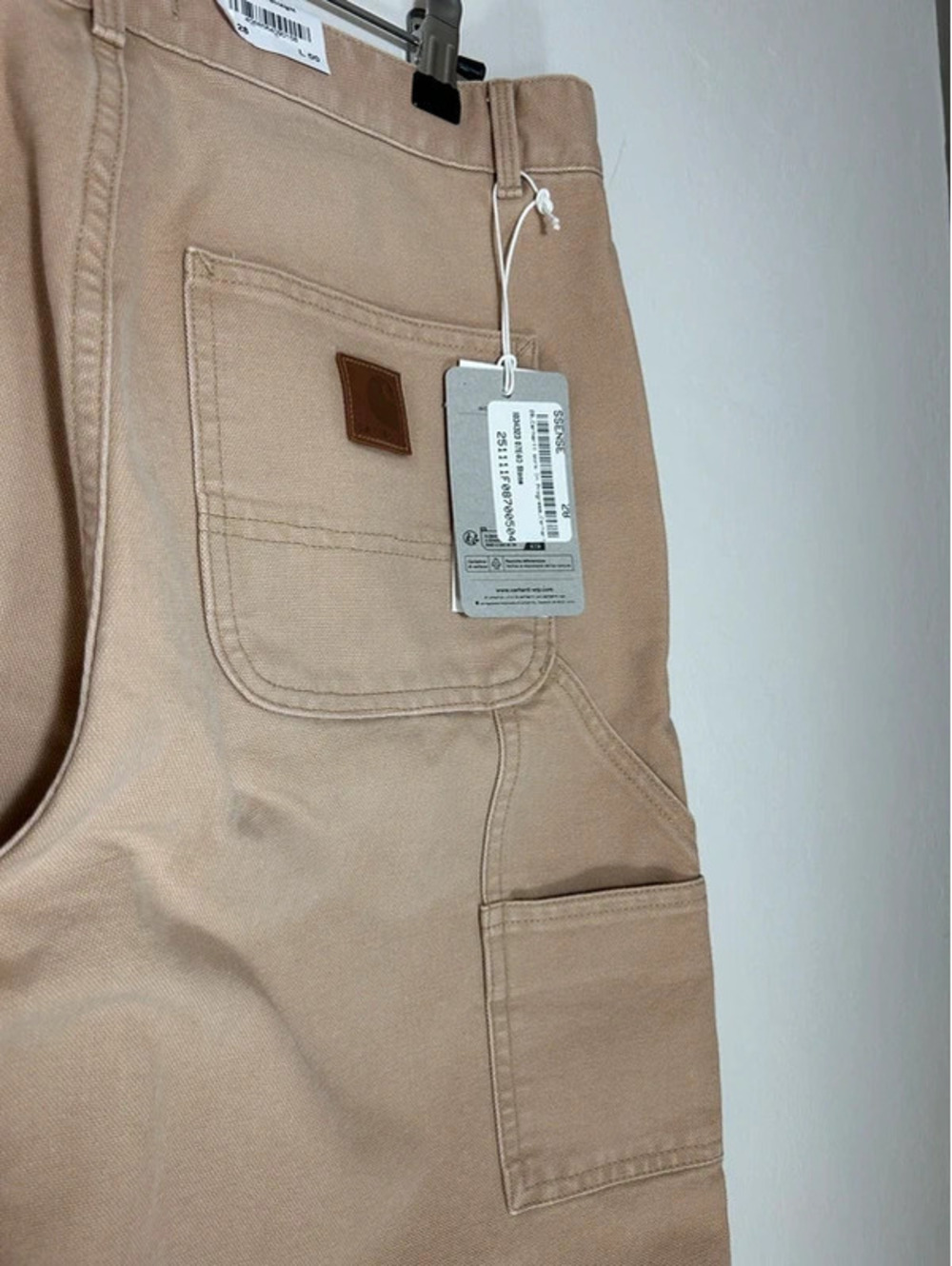 NEW Carhartt Tan Cargo Workwear Straight Leg Pants - Picture 3 of 5